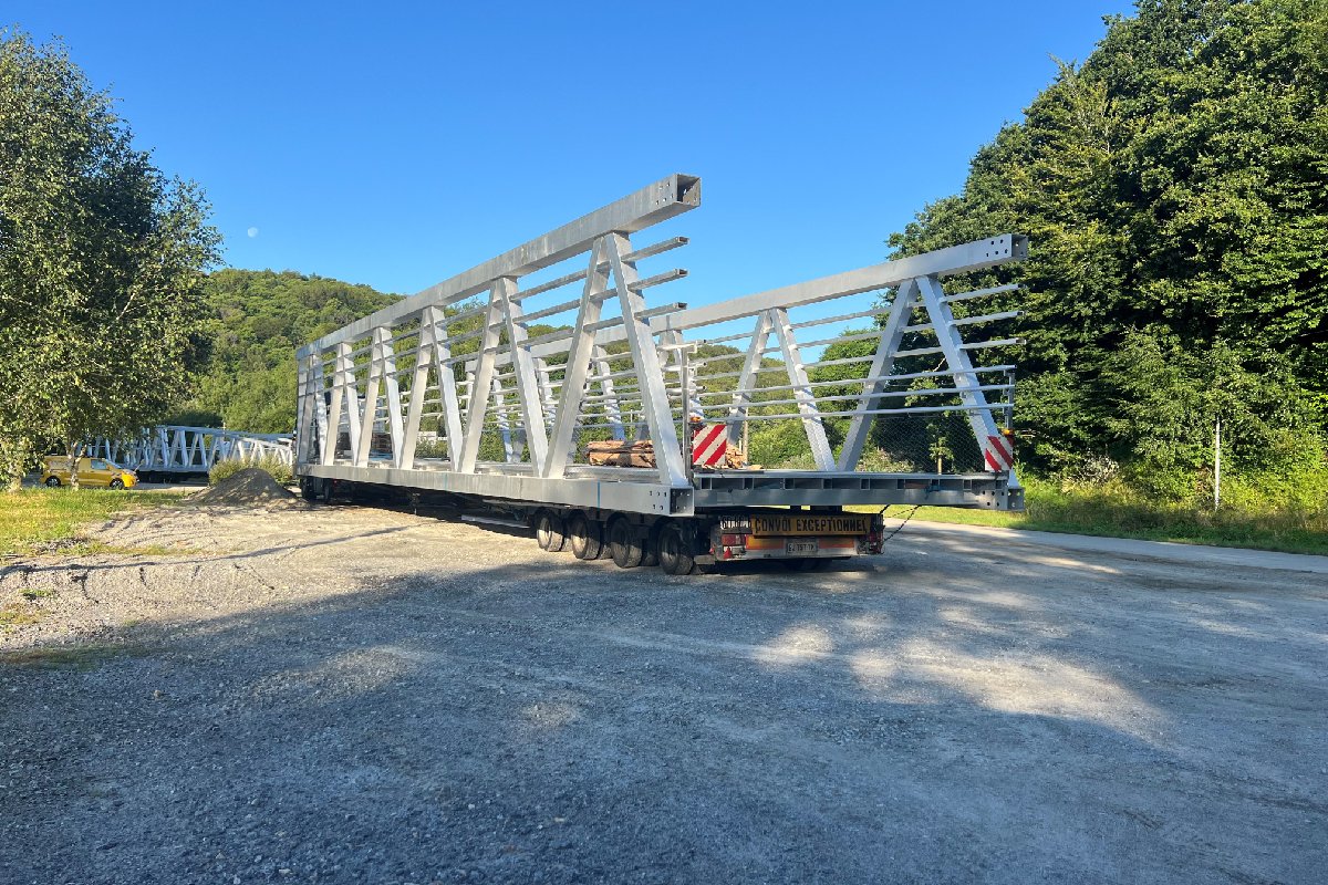 Transport de la passerelle