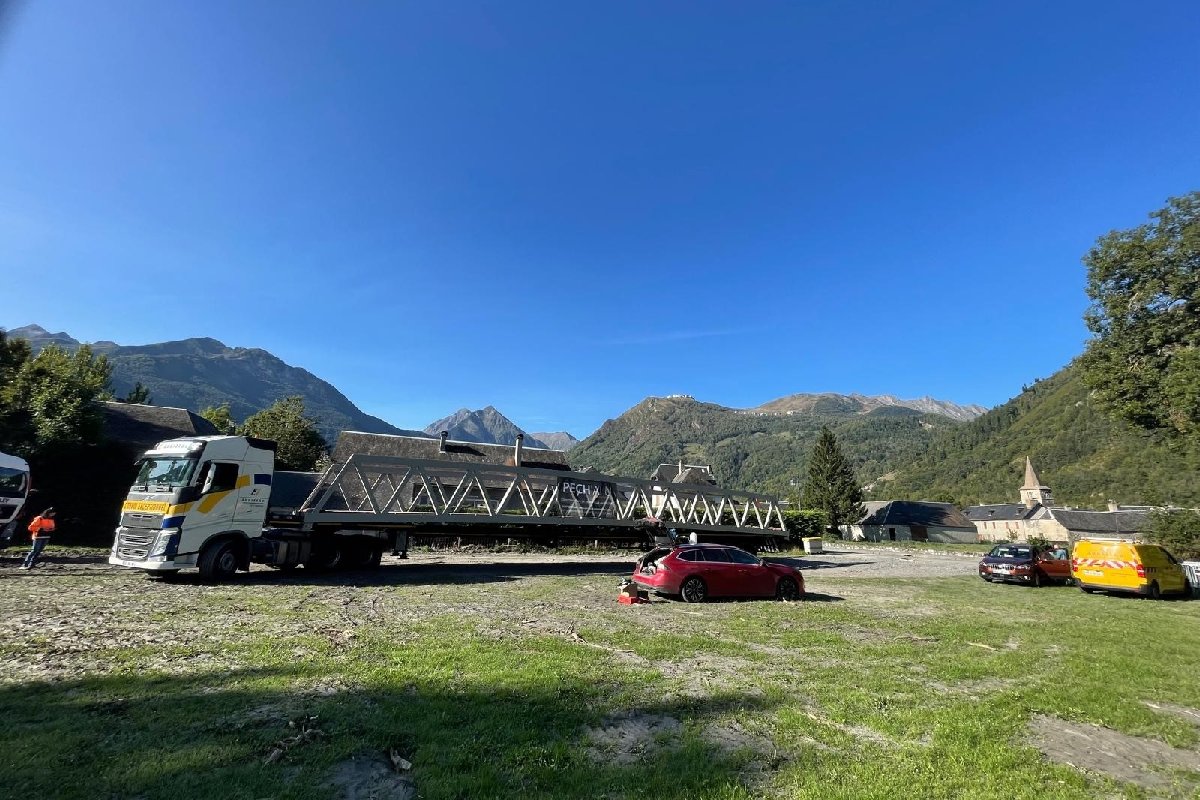 Transport de la passerelle